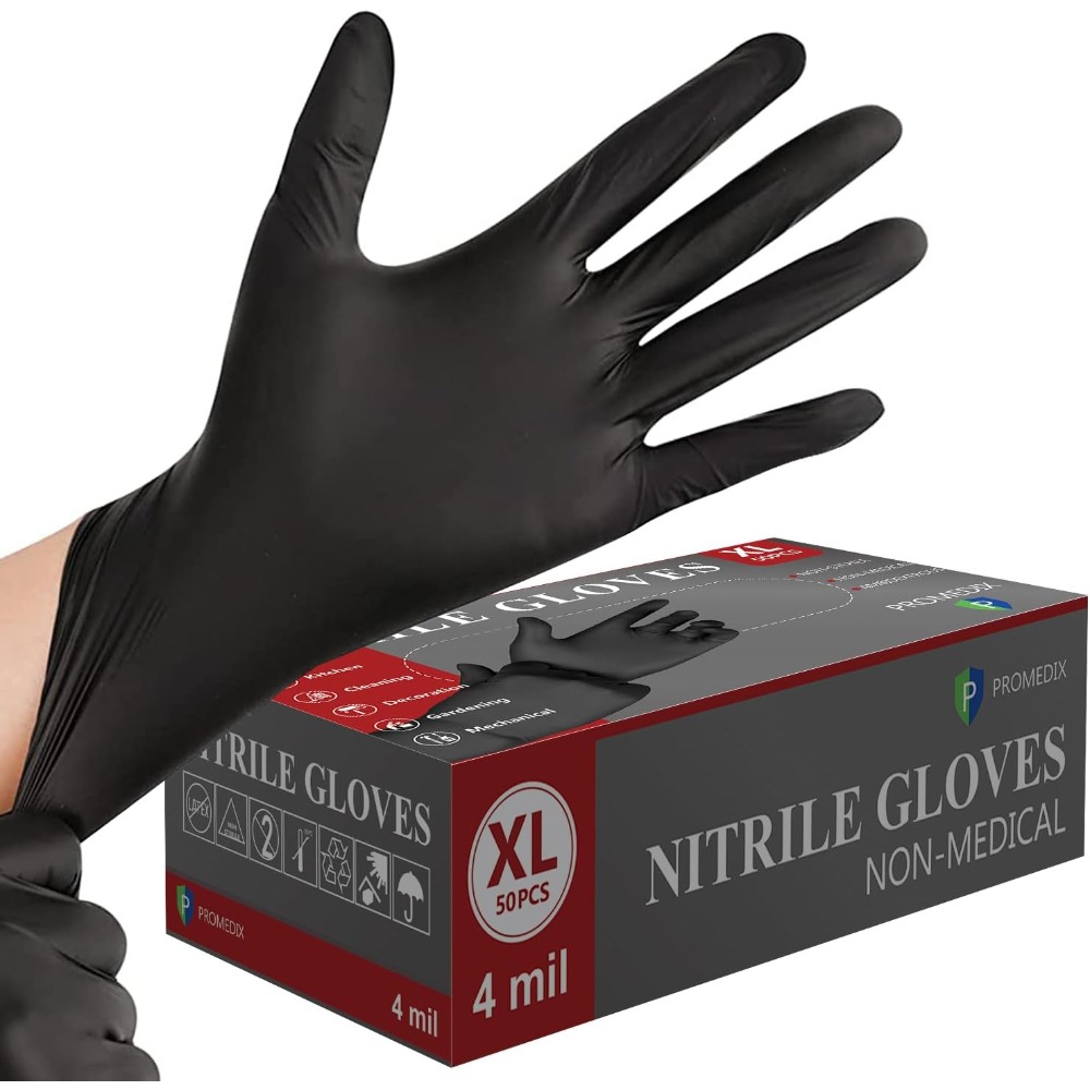 Exam Glove Nitrile - Gants jetables en nitrile 4 mil,