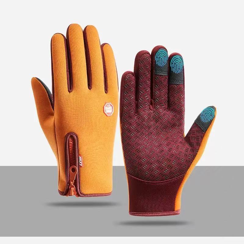 Wool Glove Lined - Gants d'hiver tactiles pour le cyclisme,