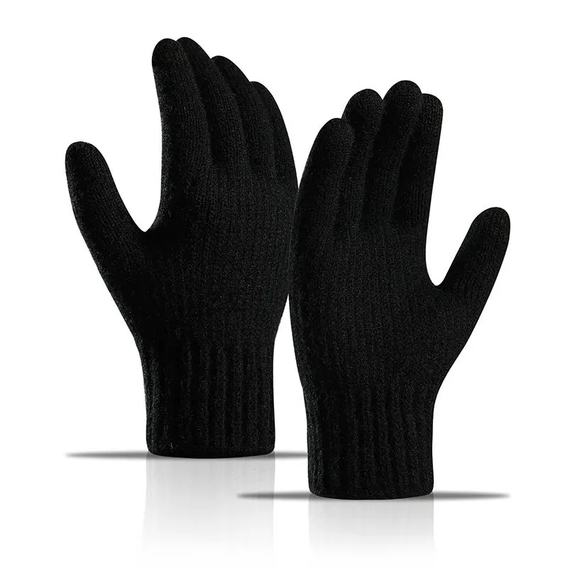 Wool Glove Lined - Gants tactiles en laine d'alpaga pour