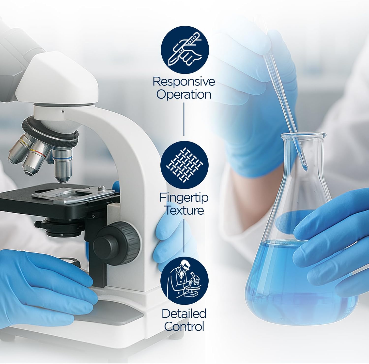 Gants d'examen en nitrile de q - Exam Glove Nitrile avis et prix