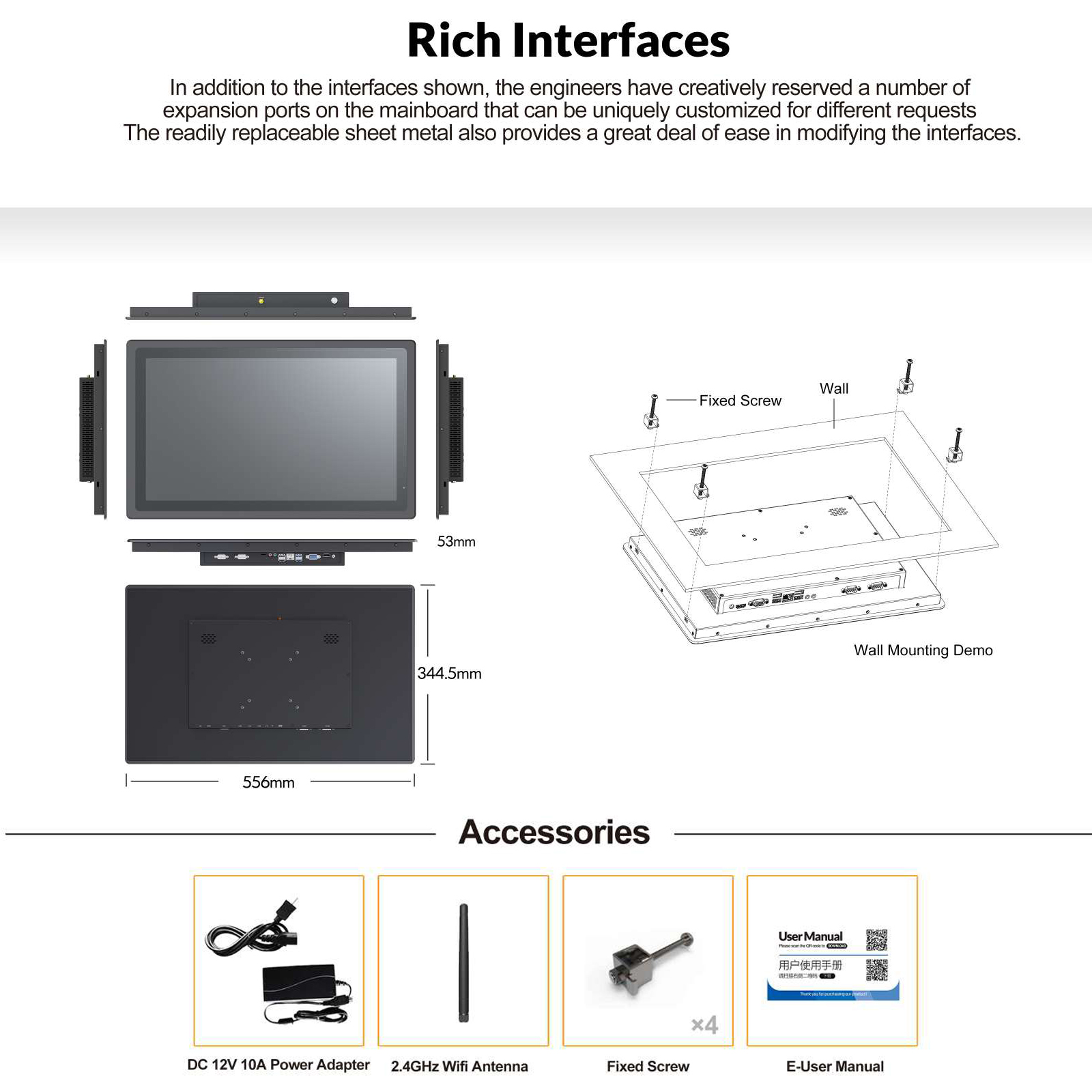 PC industriel embarqué mural s - Touchscreen Glove Capacitive avis et prix