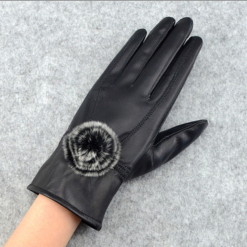 Gants d'hiver en cuir véritabl - Wool Glove Lined avis et prix