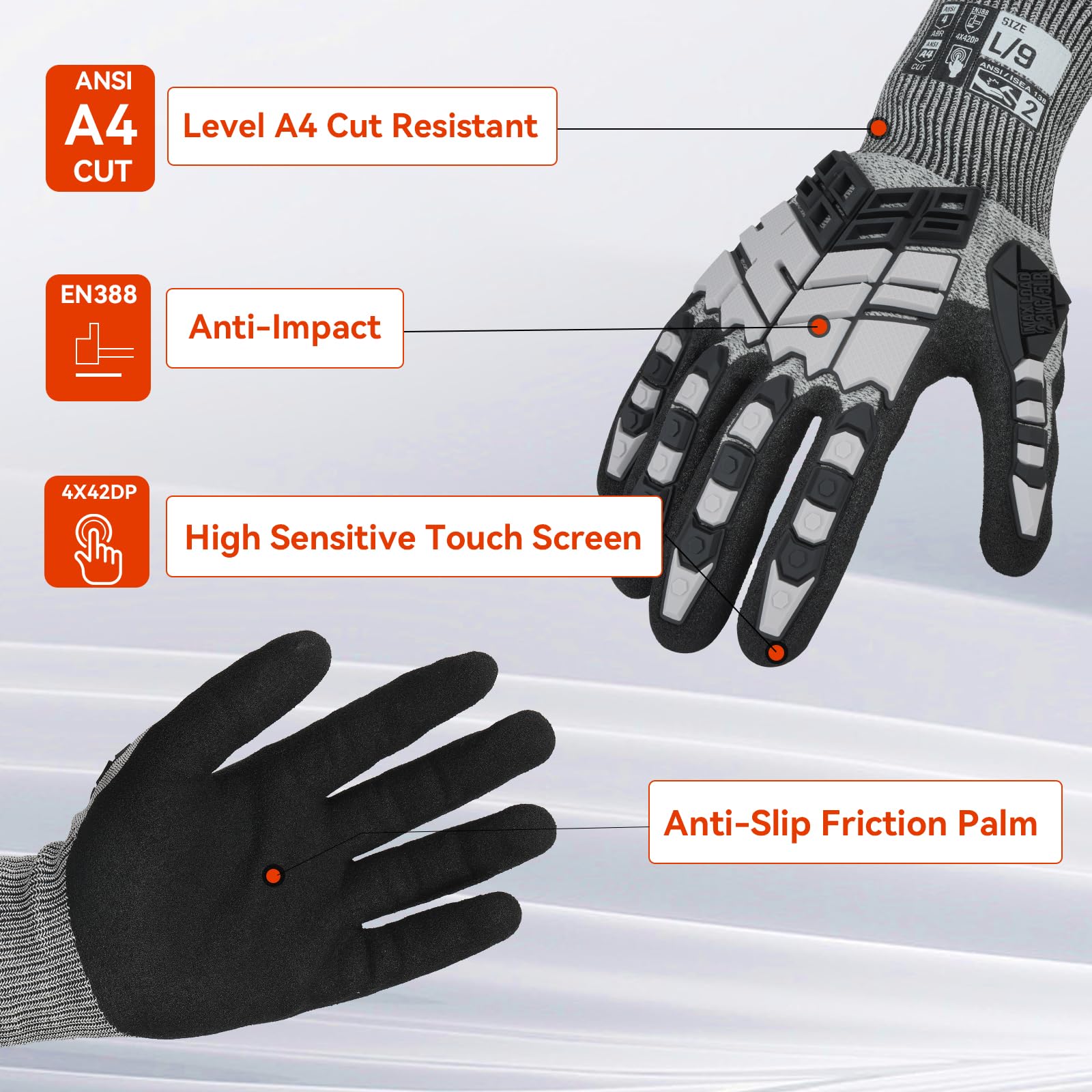 Gants anti-impact avec protect - Cut Resistant Glove avis et prix