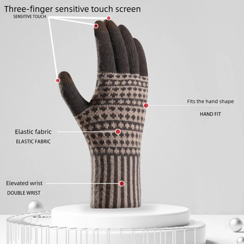 Nouveaux gants tactiles transf - Wool Glove Lined avis et prix